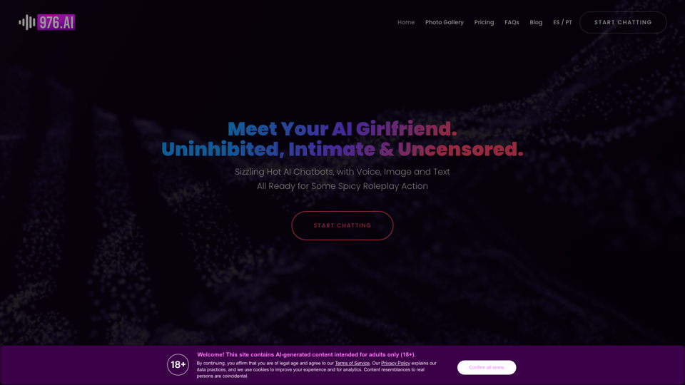 AI Girlfriends and Uncensored AI chat - 976.ai AI Girlfriends