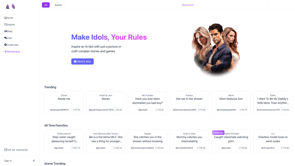 Home - GetIdol - Your Idols Your Rules