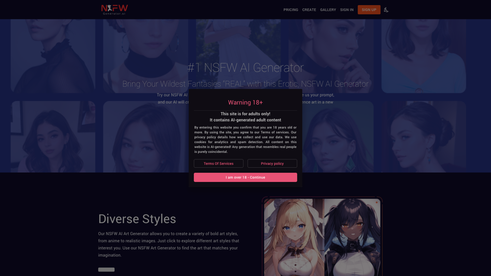 #1 NSFW AI Art Generator